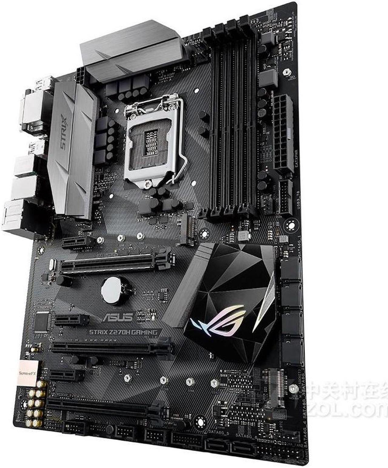 Alt view image 3 of 4 - ASUS ROG STRIX Z270H GAMING LGA 1151 DDR4 64GB ATX Motherboard