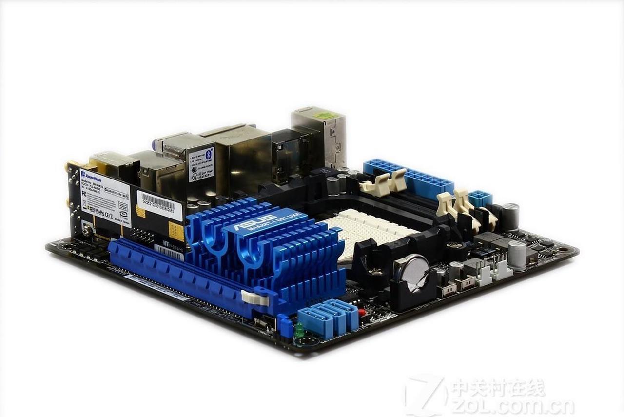 Alt view image 3 of 5 - ASUS M4A88T-I Deluxe Socket AM3 DDR3 8GB Mini-ITX Motherboard