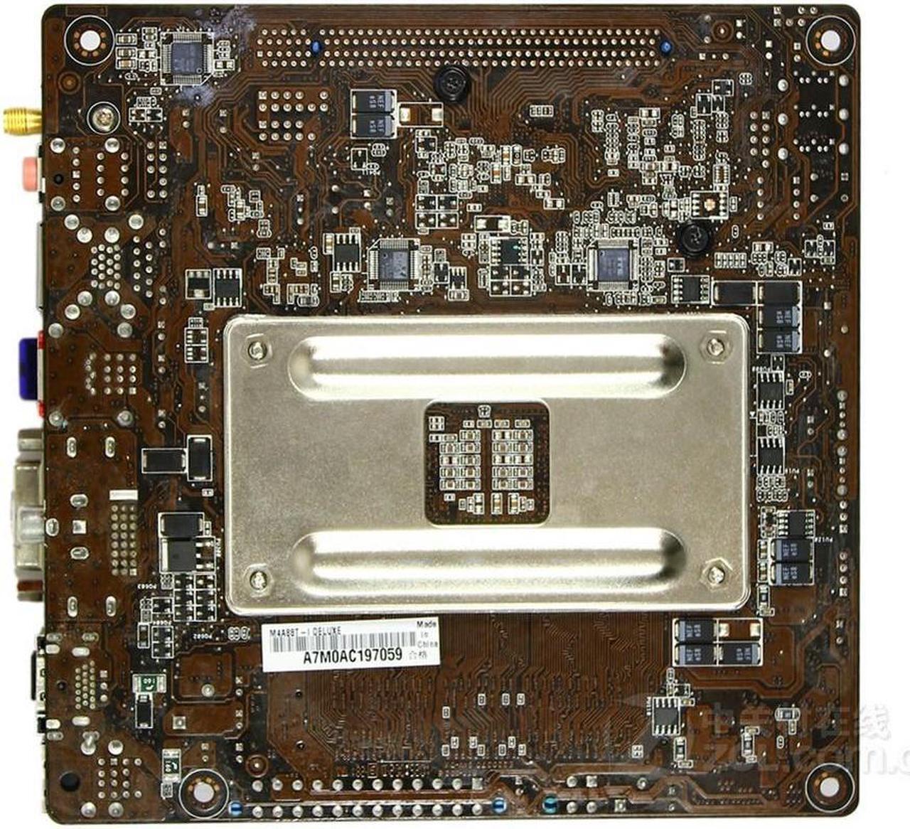 Alt view image 2 of 5 - ASUS M4A88T-I Deluxe Socket AM3 DDR3 8GB Mini-ITX Motherboard