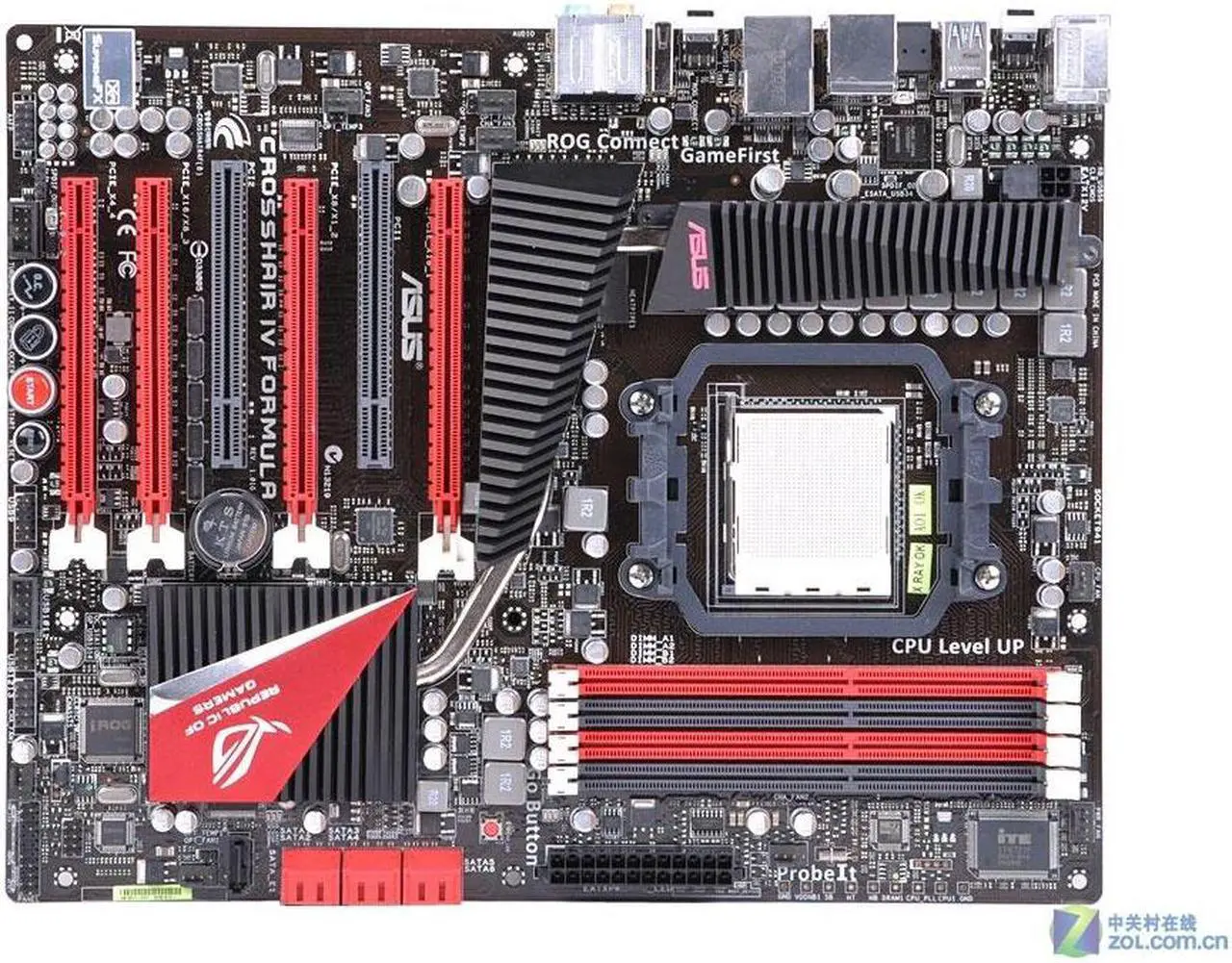 Alt view image 2 of 5 - ASUS Crosshair IV formula Socket AM3 DDR3 16GB ATX Motherboard