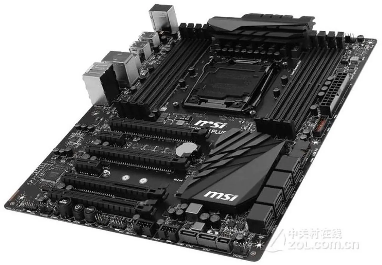 Alt view image 3 of 4 - MSI X99S SLI PLUS Intel X99 LGA 2011-3 DDR4 128GB ATX Motherboard