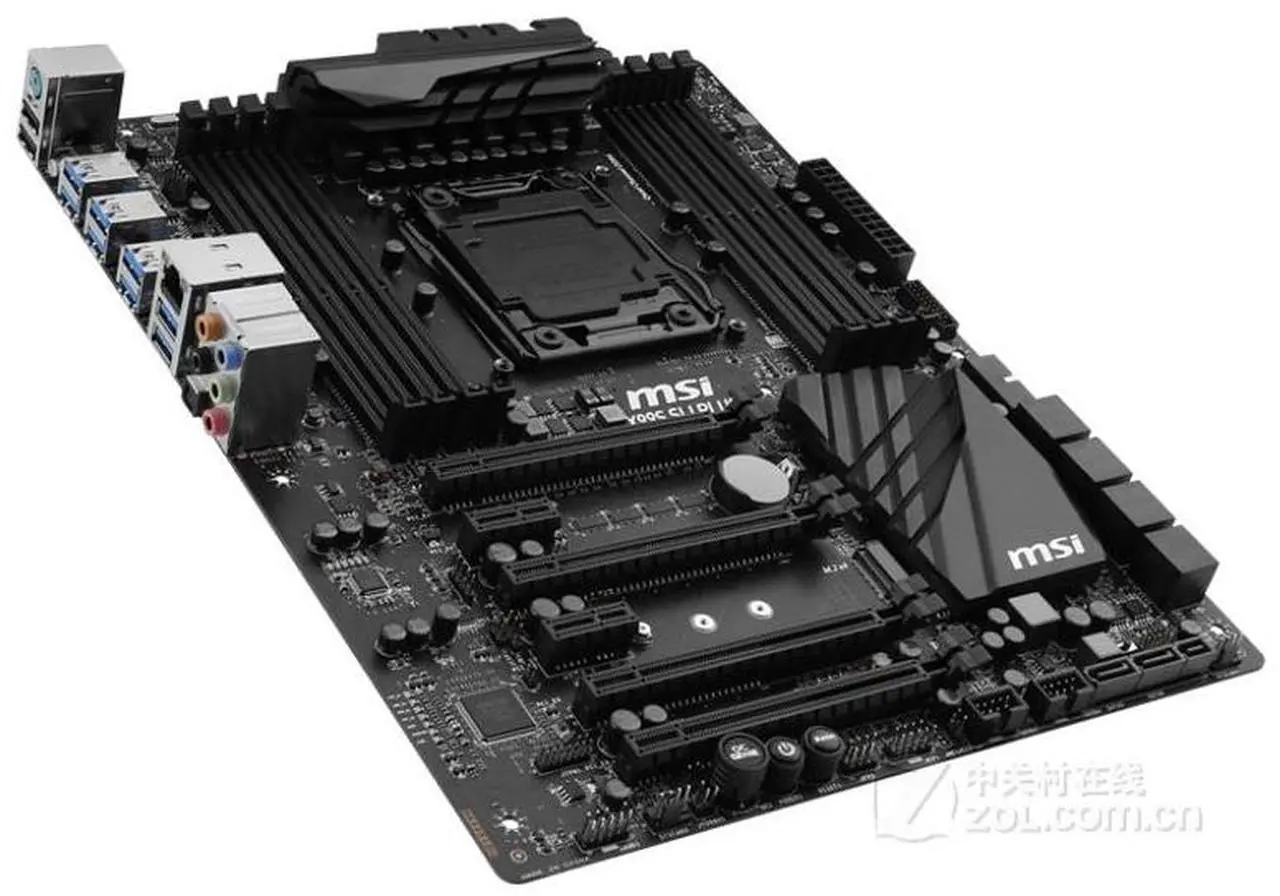 Alt view image 2 of 4 - MSI X99S SLI PLUS Intel X99 LGA 2011-3 DDR4 128GB ATX Motherboard