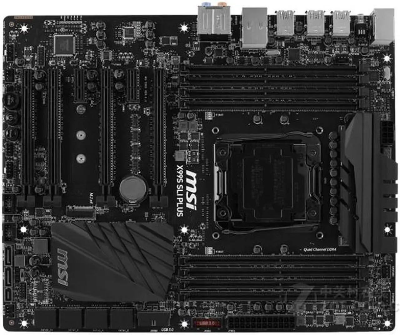 Main image of MSI X99S SLI PLUS Intel X99 LGA 2011-3 DDR4 128GB ATX Motherboard