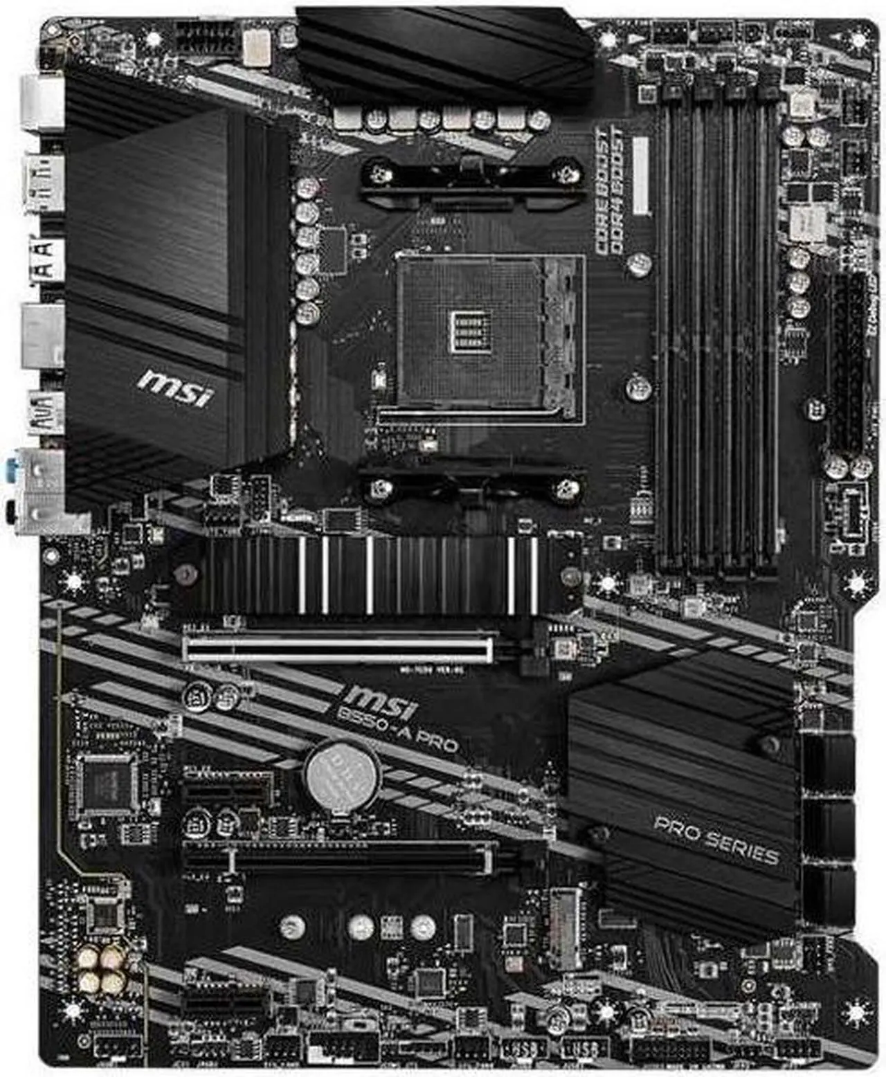Alt view image 5 of 8 - MSI B550-A PRO AMD Socket B550 AM4 ATX M.2 Desktop Motherboard A