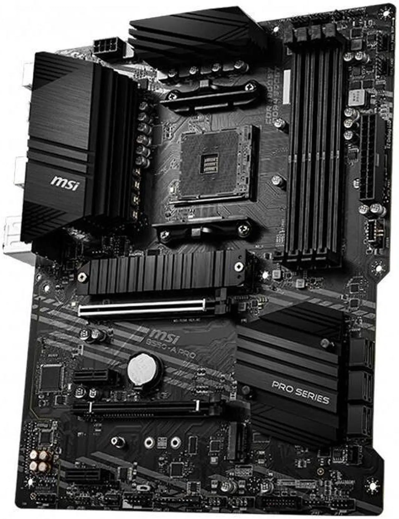 Alt view image 7 of 8 - MSI B550-A PRO AMD Socket B550 AM4 ATX M.2 Desktop Motherboard A