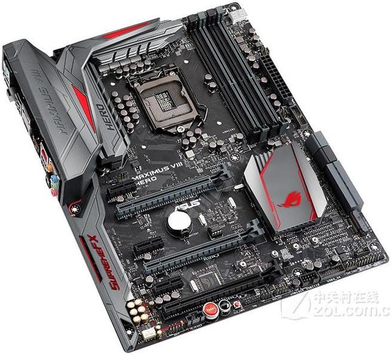 Alt view image 3 of 4 - ASUS MAXIMUS VIII HERO LGA 1151 DDR4 64GB ATX Motherboard