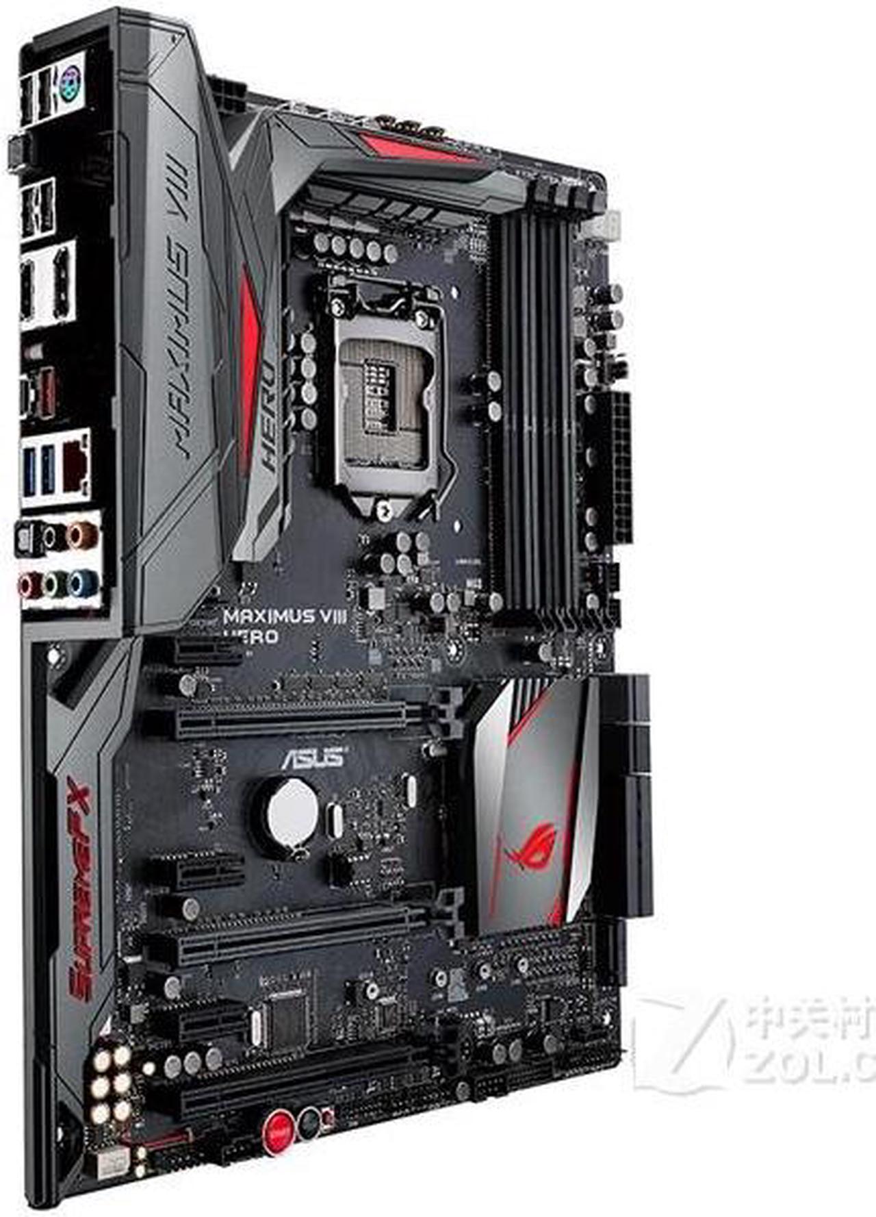 Alt view image 4 of 4 - ASUS MAXIMUS VIII HERO LGA 1151 DDR4 64GB ATX Motherboard