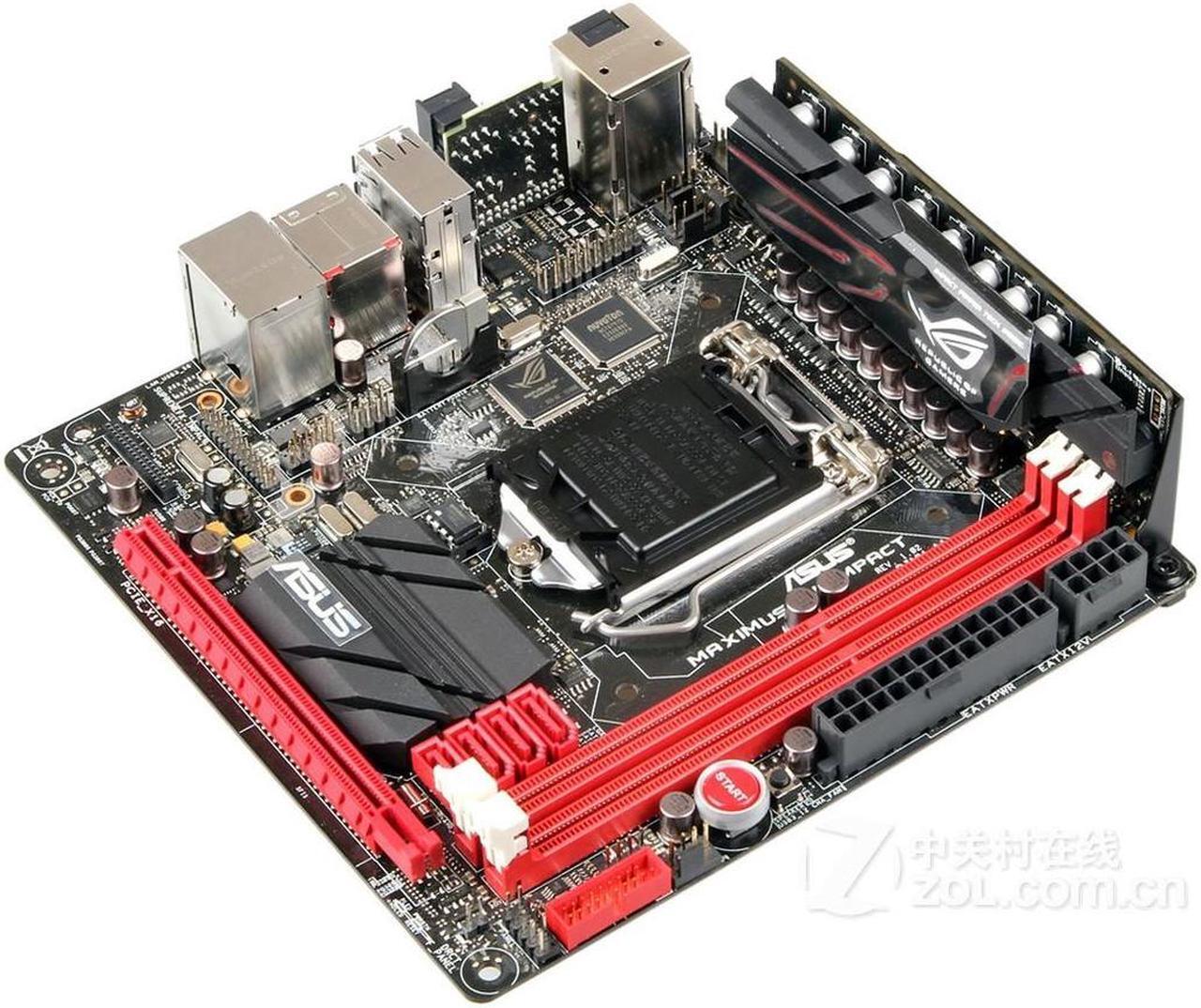 Alt view image 3 of 3 - ASUS Maximus VI Impact LGA 1150 DDR3 32GB Mini-ITX Motherboard