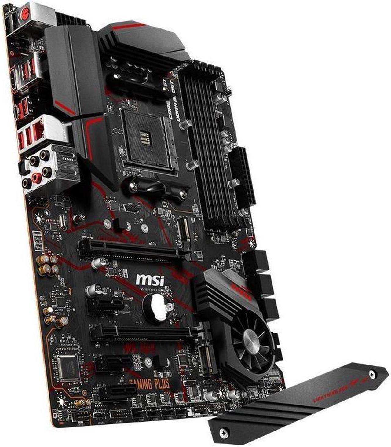 Alt view image 2 of 4 - MSI MPG X570 GAMING PLUS AMD X570 Socket AM4 DDR4 128GB ATX Motherboard