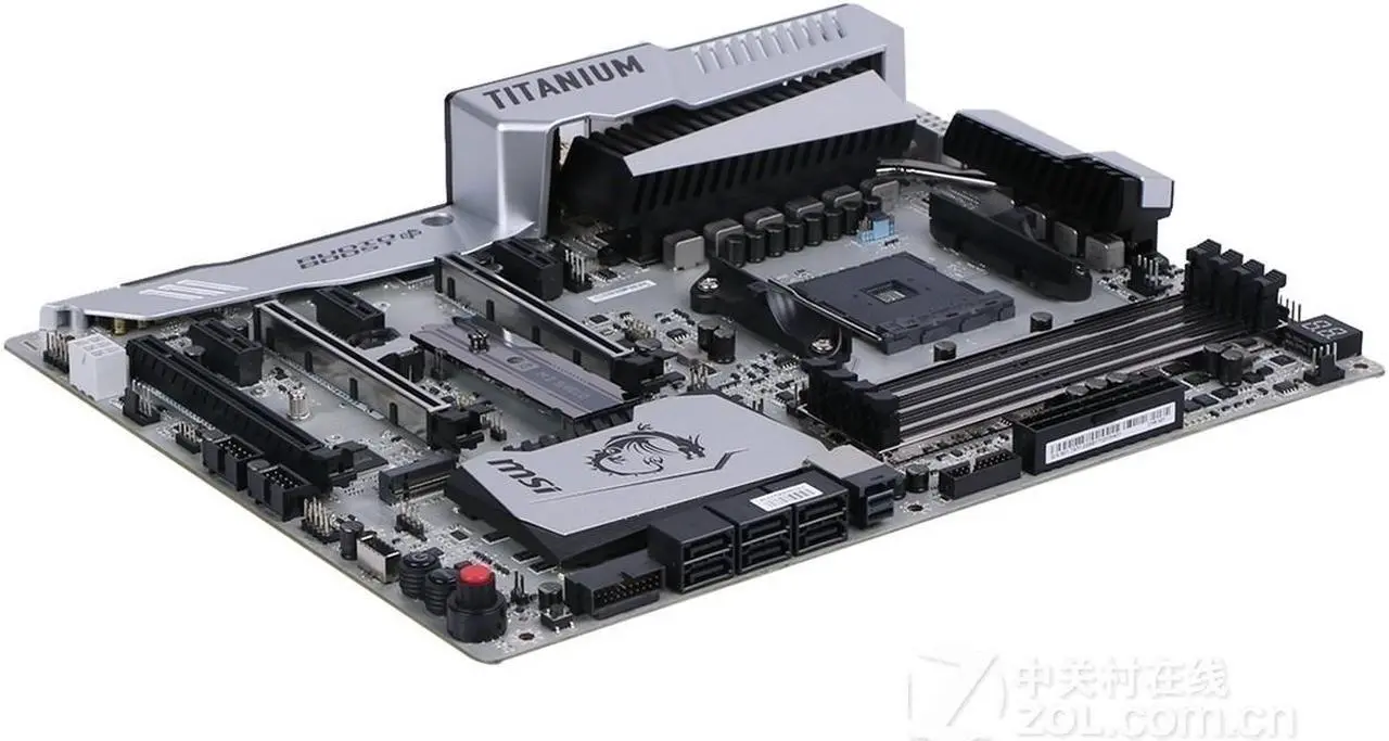 Alt view image 2 of 4 - MSI X370 XPOWER GAMING TITANIUM AMD X370 Socket AM4 DDR4 64GB ATX Motherboard