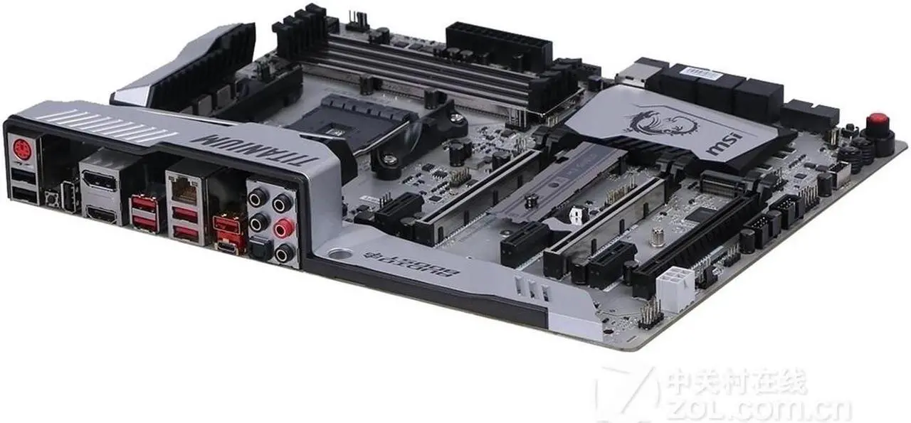 Alt view image 3 of 4 - MSI X370 XPOWER GAMING TITANIUM AMD X370 Socket AM4 DDR4 64GB ATX Motherboard