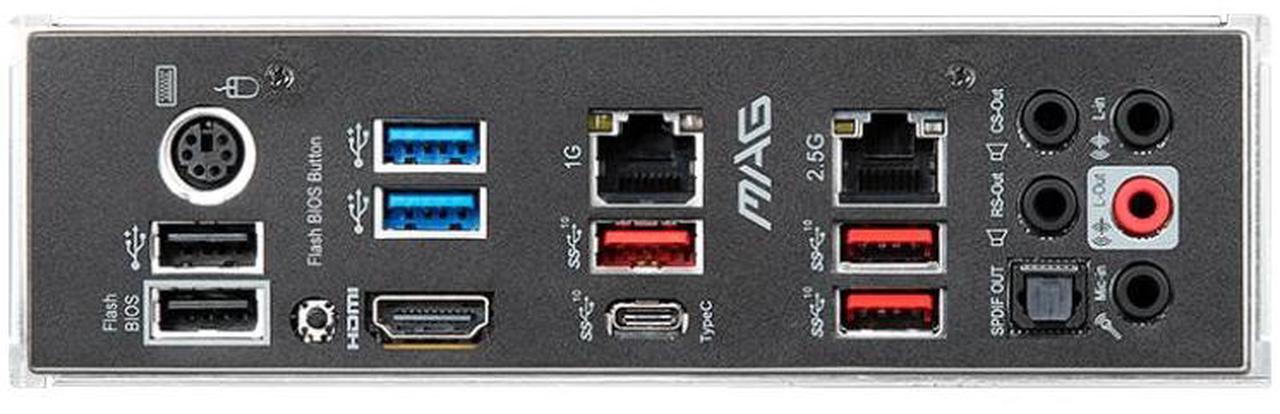 Alt view image 4 of 4 - MSI MAG X570S TORPEDO MAX AMD X570 Socket AM4 DDR4 128GB ATX Motherboard