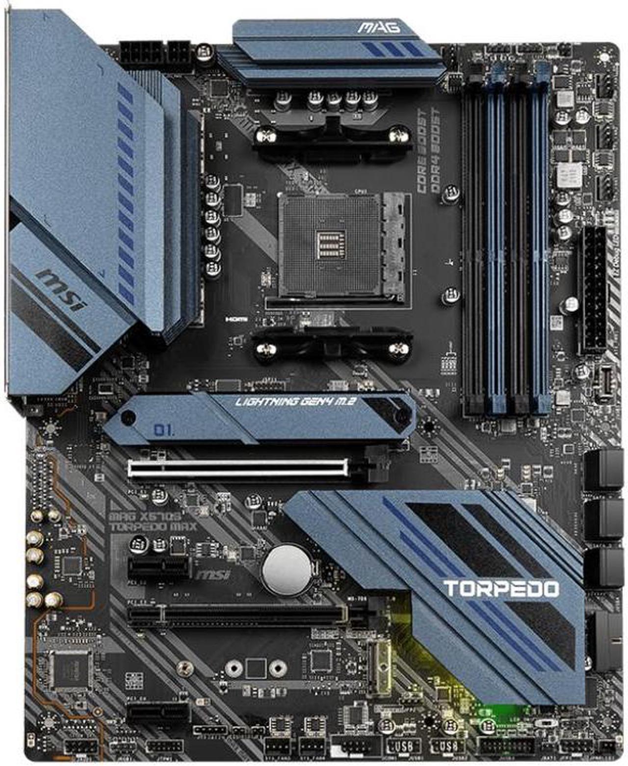 Main image of MSI MAG X570S TORPEDO MAX AMD X570 Socket AM4 DDR4 128GB ATX Motherboard