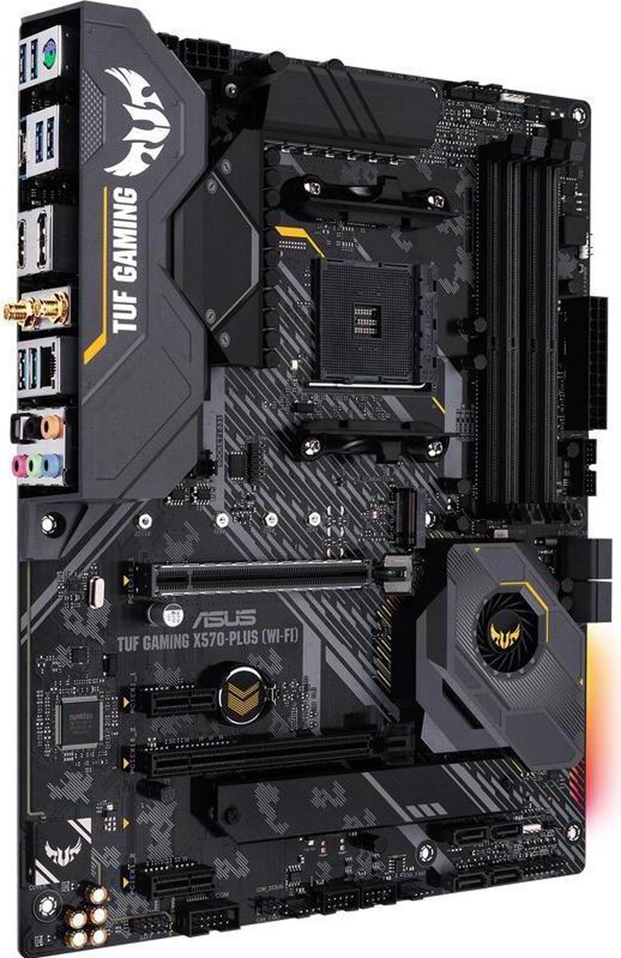 Alt view image 2 of 5 - ASUS TUF GAMING X570-PLUS (WI-FI) Socket AM4 DDR4 128GB ATX Motherboard