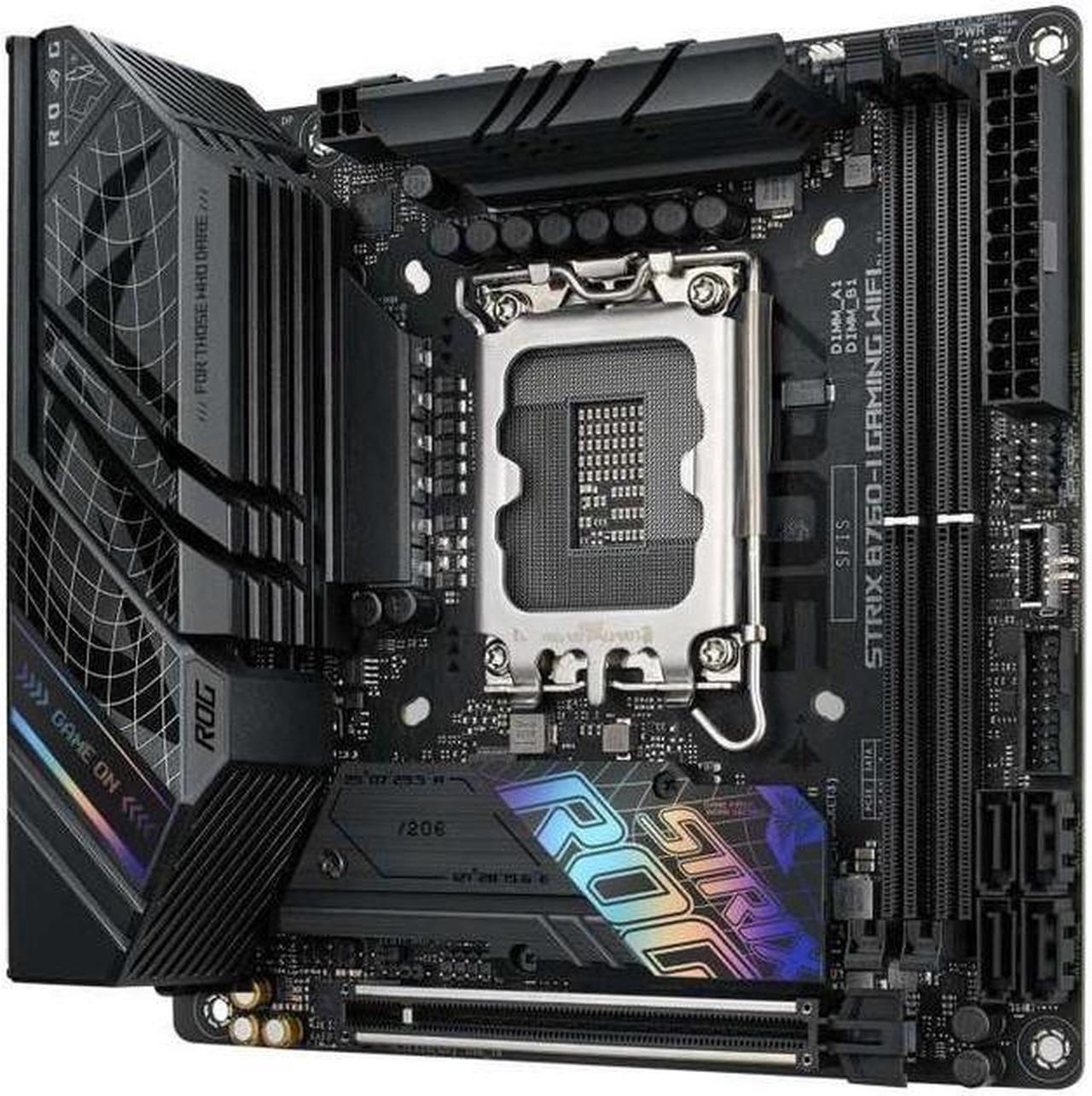 Main image of ASUS ROG STRIX B760-I GAMING WIFI LGA 1700 DDR5 96GB Mini-ITX Motherboard