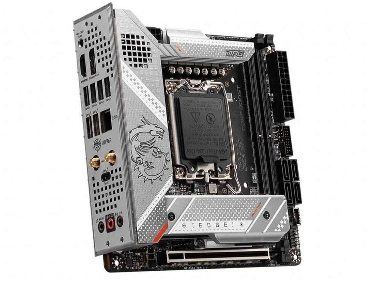 Alt view image 3 of 4 - MSI MPG Z790I EDGE WIFI Intel Z790 LGA 1700 DDR5 128GB Mini-ITX Motherboard