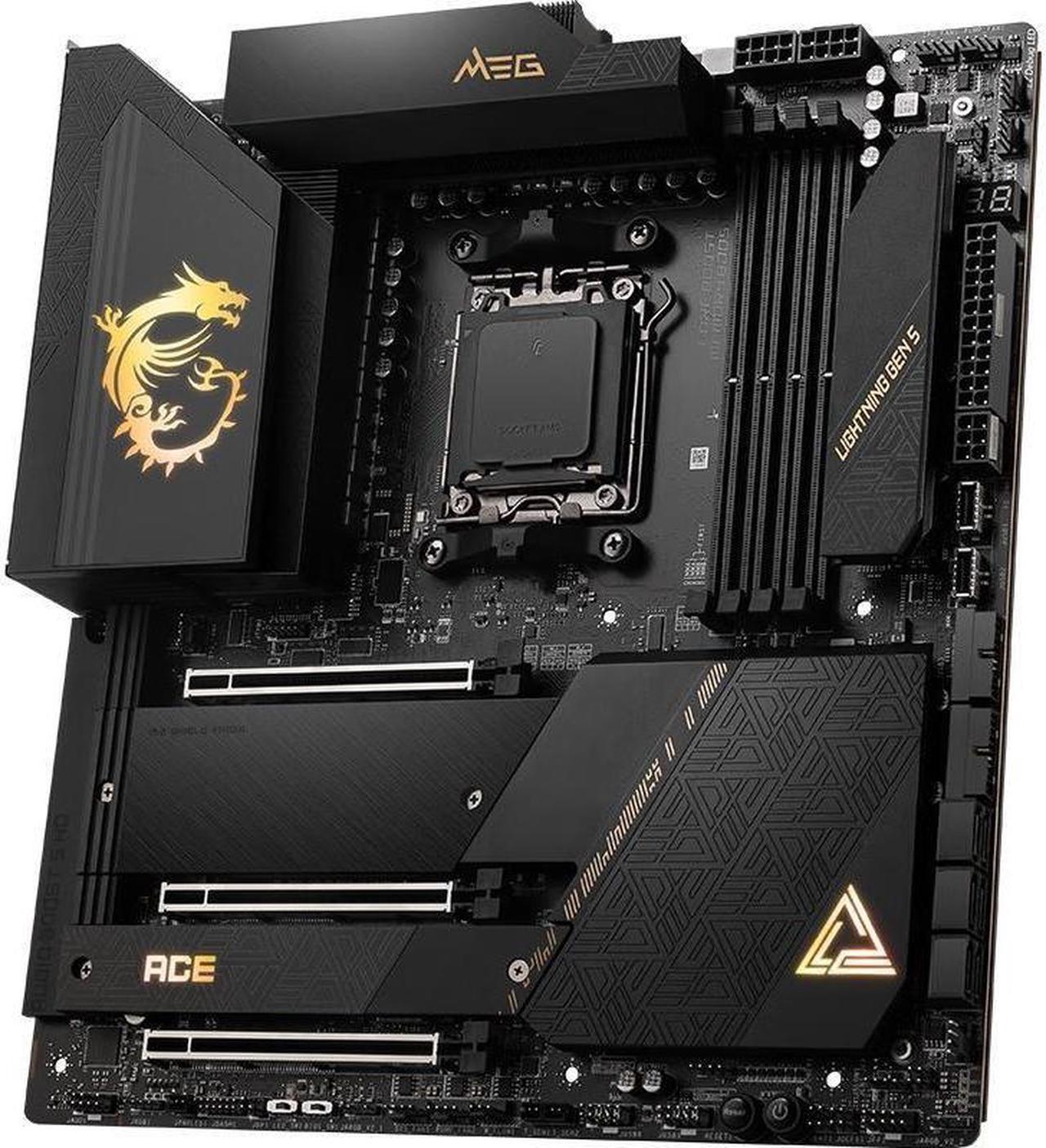 Alt view image 2 of 4 - MSI MEG X670E ACE AMD X670 Socket AM5 DDR5 256GB E-ATX Motherboard