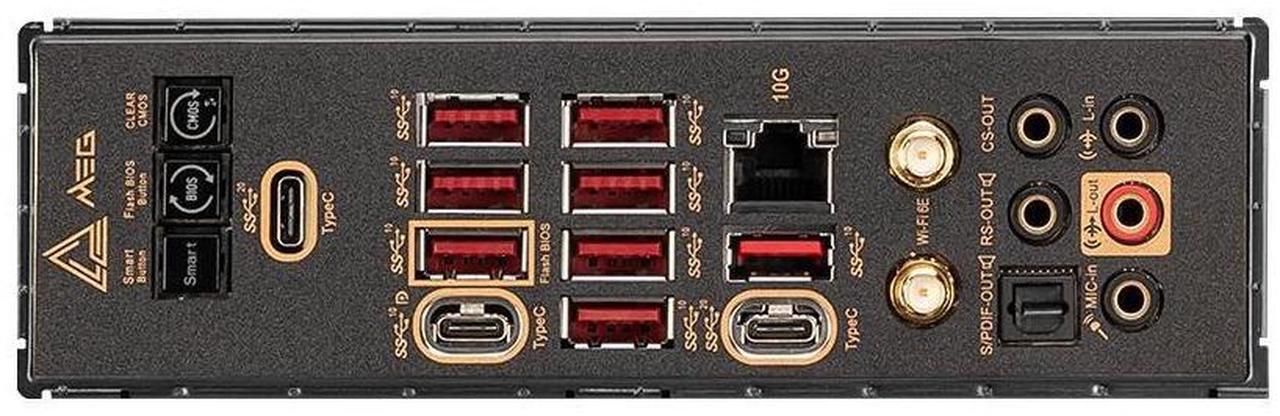 Alt view image 4 of 4 - MSI MEG X670E ACE AMD X670 Socket AM5 DDR5 256GB E-ATX Motherboard