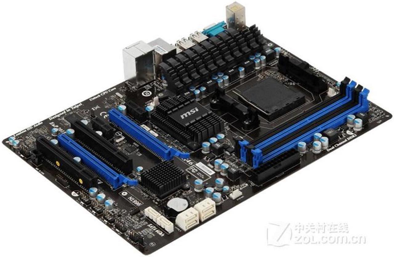 Alt view image 2 of 4 - MSI 970A-G46 AMD 970 Socket AM3/AM3+ DDR3 32GB ATX Motherboard