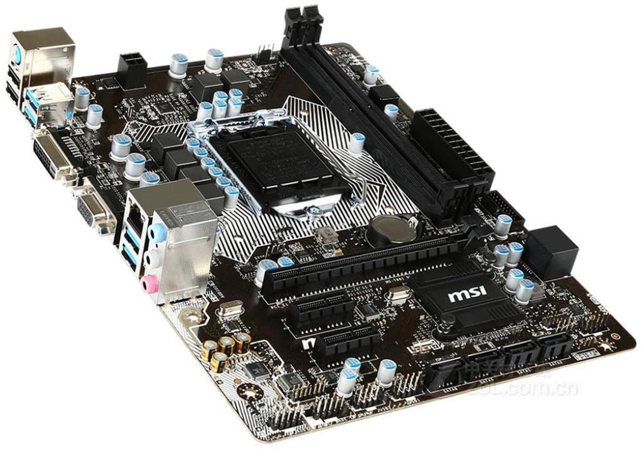 Alt view image 3 of 3 - MSI B150M PRO-VD D3 Intel B150 LGA 1151 DDR3 32GB Micro ATX Motherboard
