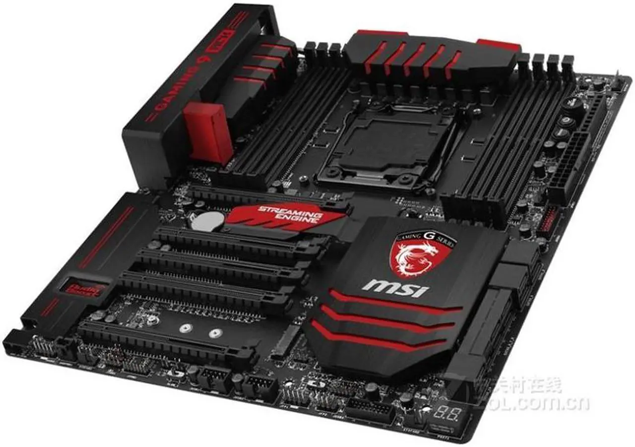 Alt view image 3 of 4 - MSI X99A GAMING 9 ACK Intel X99 LGA 2011-V3 DDR4 128GB E-ATX Motherboard