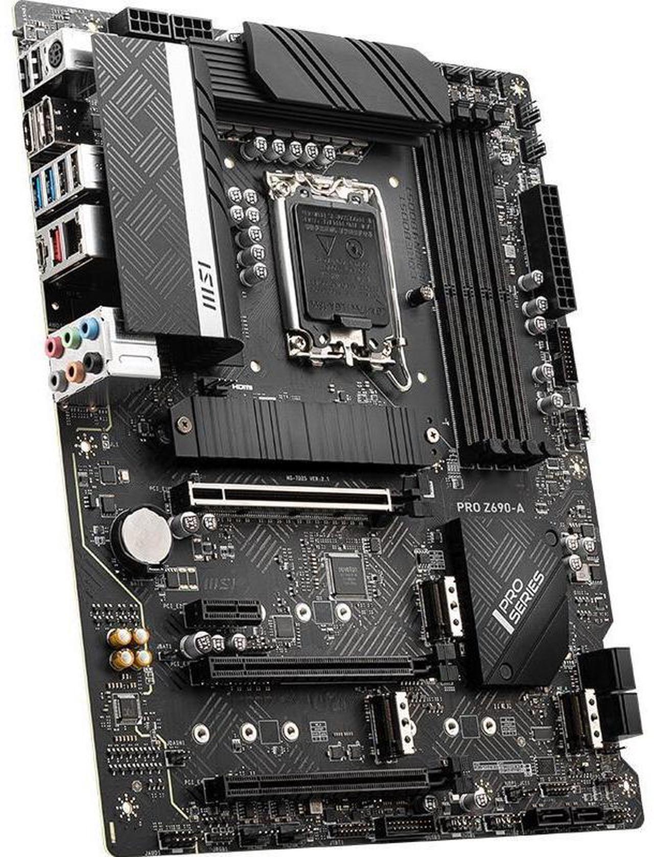 Alt view image 3 of 4 - MSI PRO Z690-A Intel Z690 LGA 1700 DDR5 128GB ATX Motherboard