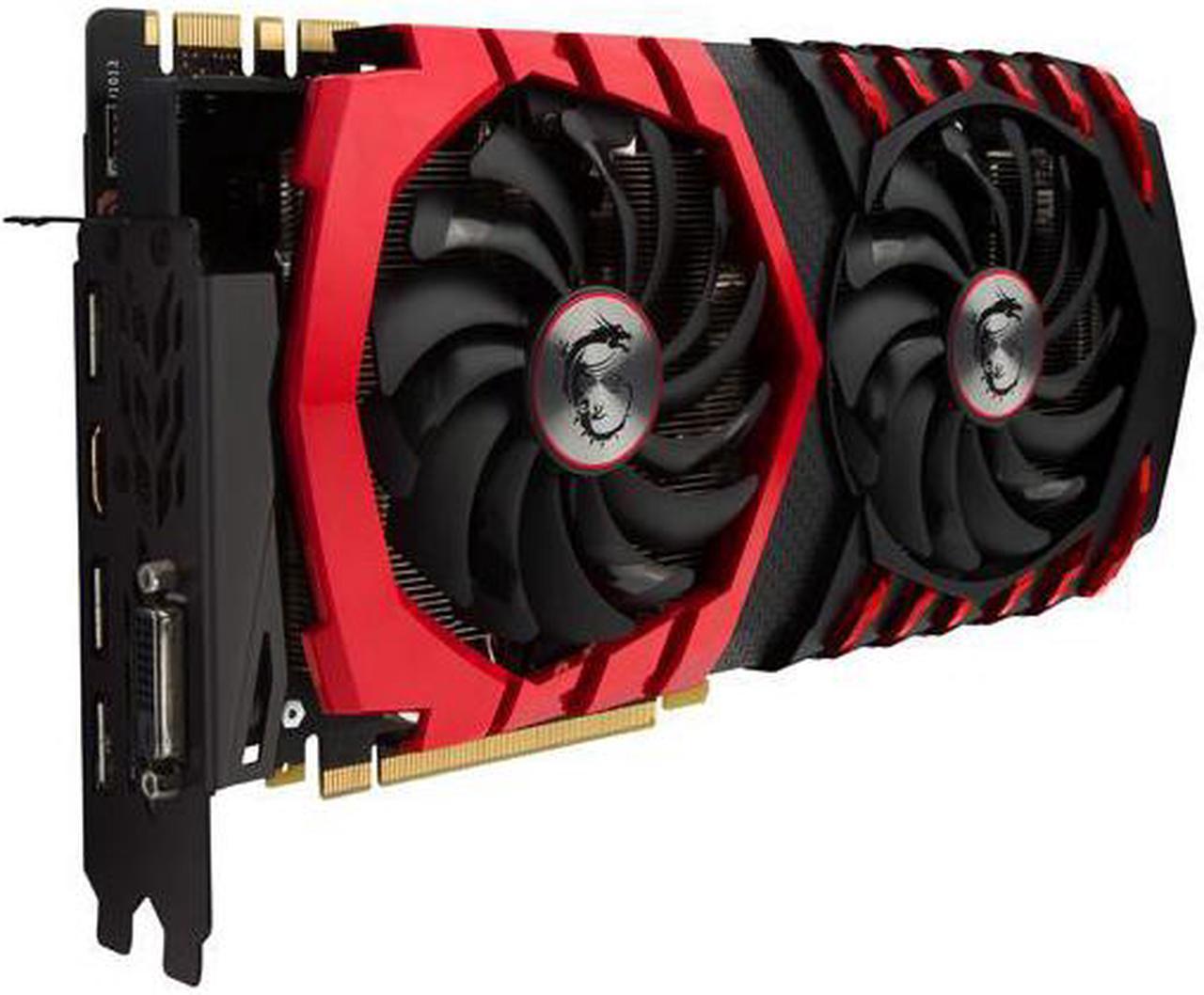 MSI Red Dragon GeForce GTX 1070 DirectX 12 GTX 1070 GAMING X 8G 8GB 256-Bit GDDR5 PCI Express 3.0 x16 HDCP Ready SLI Support ATX Video Card 95 new, tested without any problems safe to use