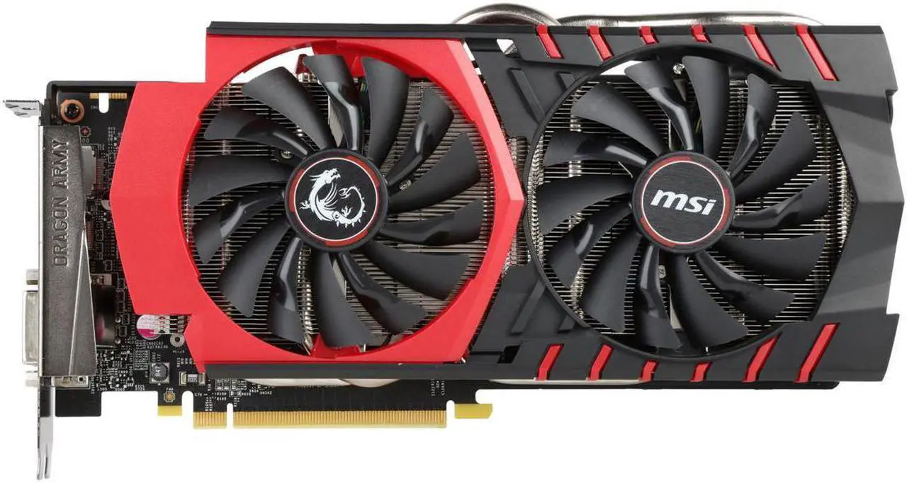 Alt view image 4 of 5 - MSI GeForce GTX 970 DirectX 12 VDGTX970GM4G 4GB 256-Bit GDDR5 PCI Express 3.0 x16  4096 x 2160
 HDCP Ready SLI Support Video Card