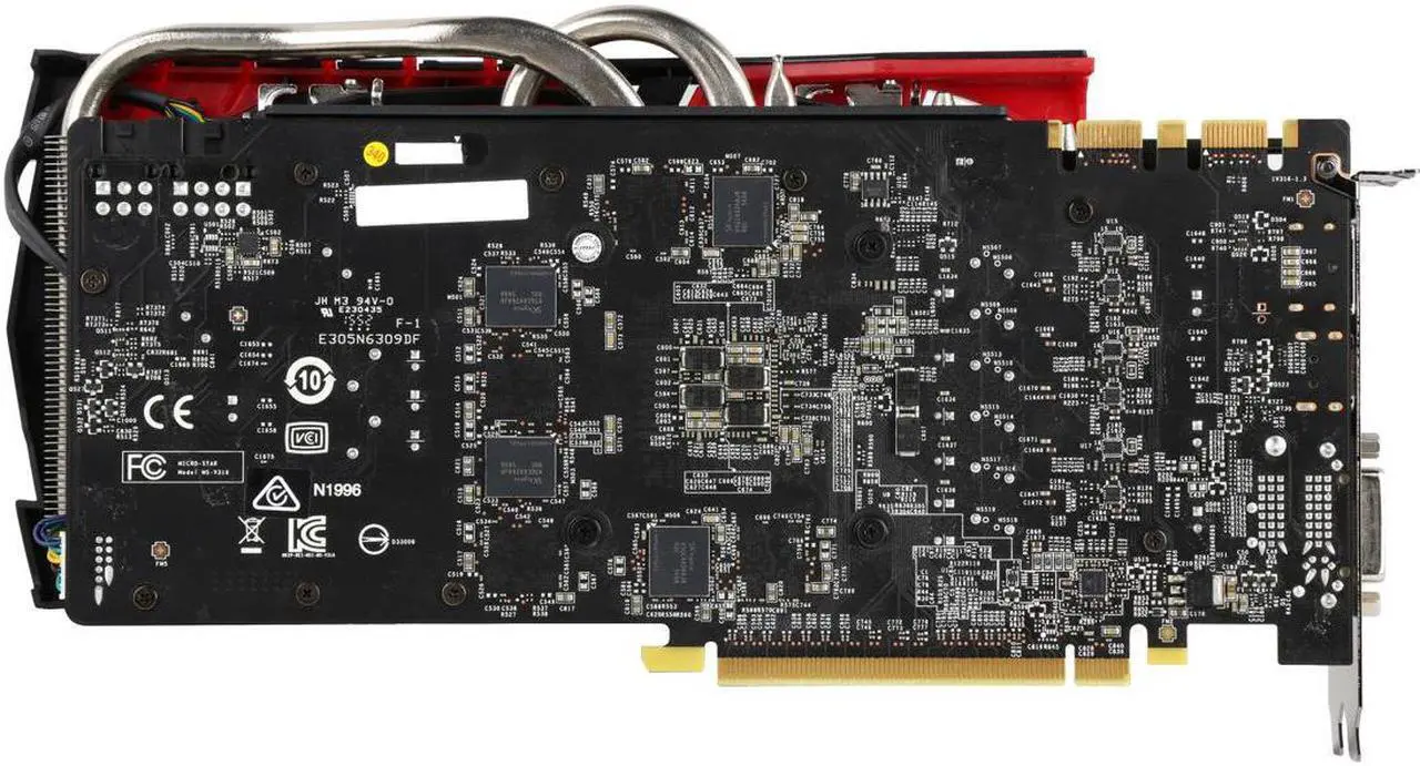 Alt view image 5 of 5 - MSI GeForce GTX 970 DirectX 12 VDGTX970GM4G 4GB 256-Bit GDDR5 PCI Express 3.0 x16  4096 x 2160
 HDCP Ready SLI Support Video Card
