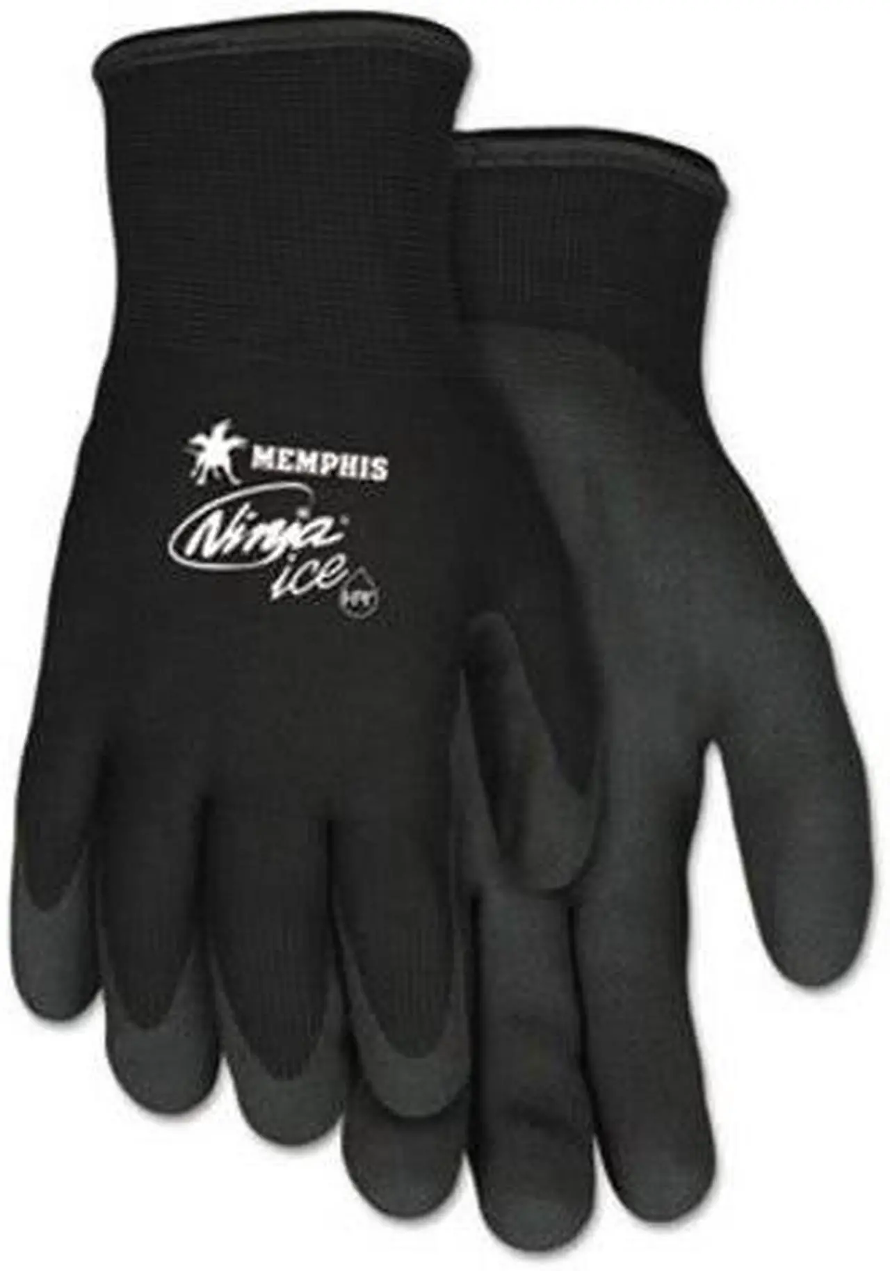 Alt view image 3 of 5 - MCR Safety N9690M Memphis Ninja Ice 15-Gauge Safety Gloves, Black (Medium)
