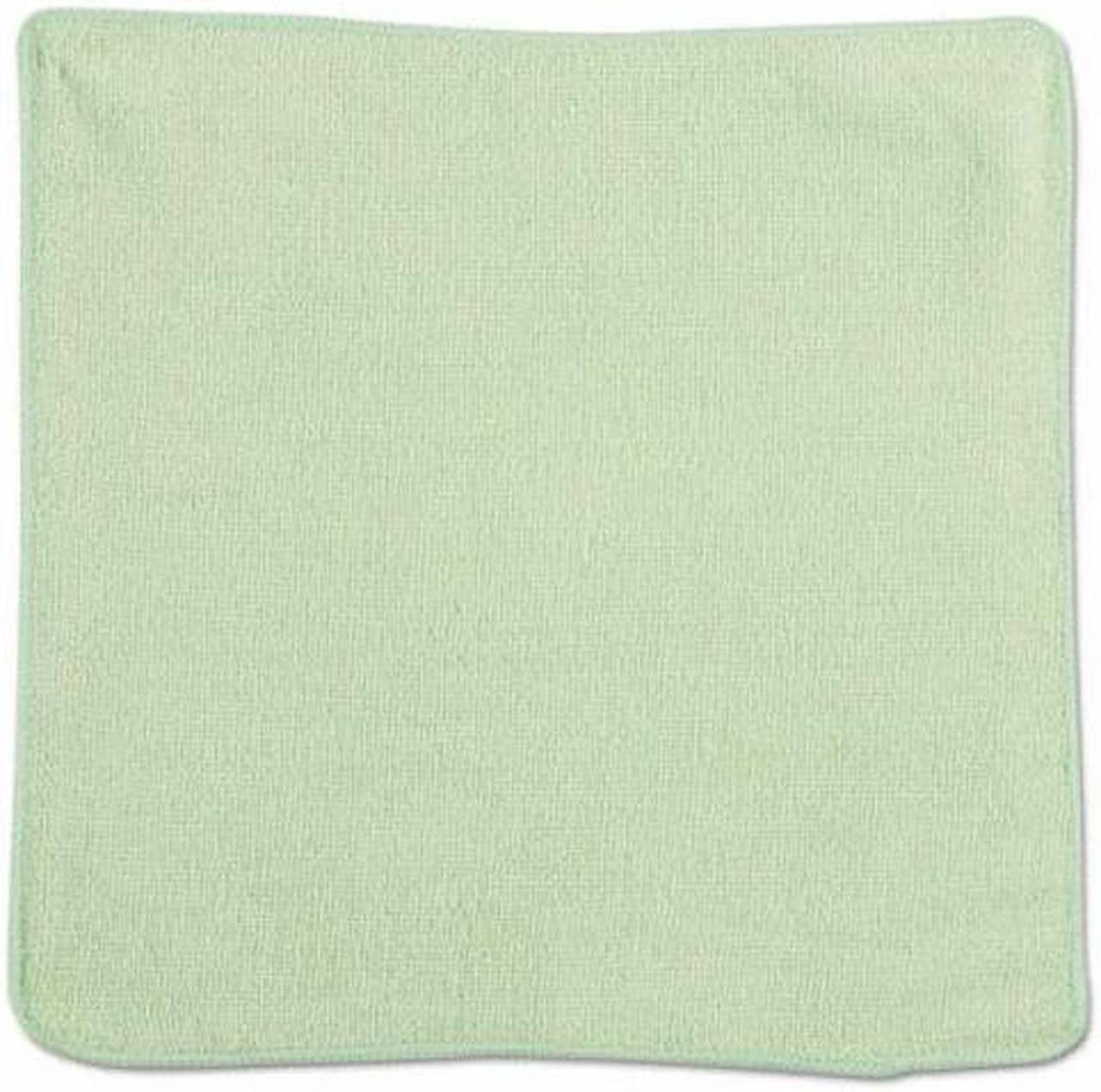 Alt view image 11 of 14 - Rubbermaid Commercial Microfiber Cleaning Cloths 12 x 12 Green 24/Pack 1820578