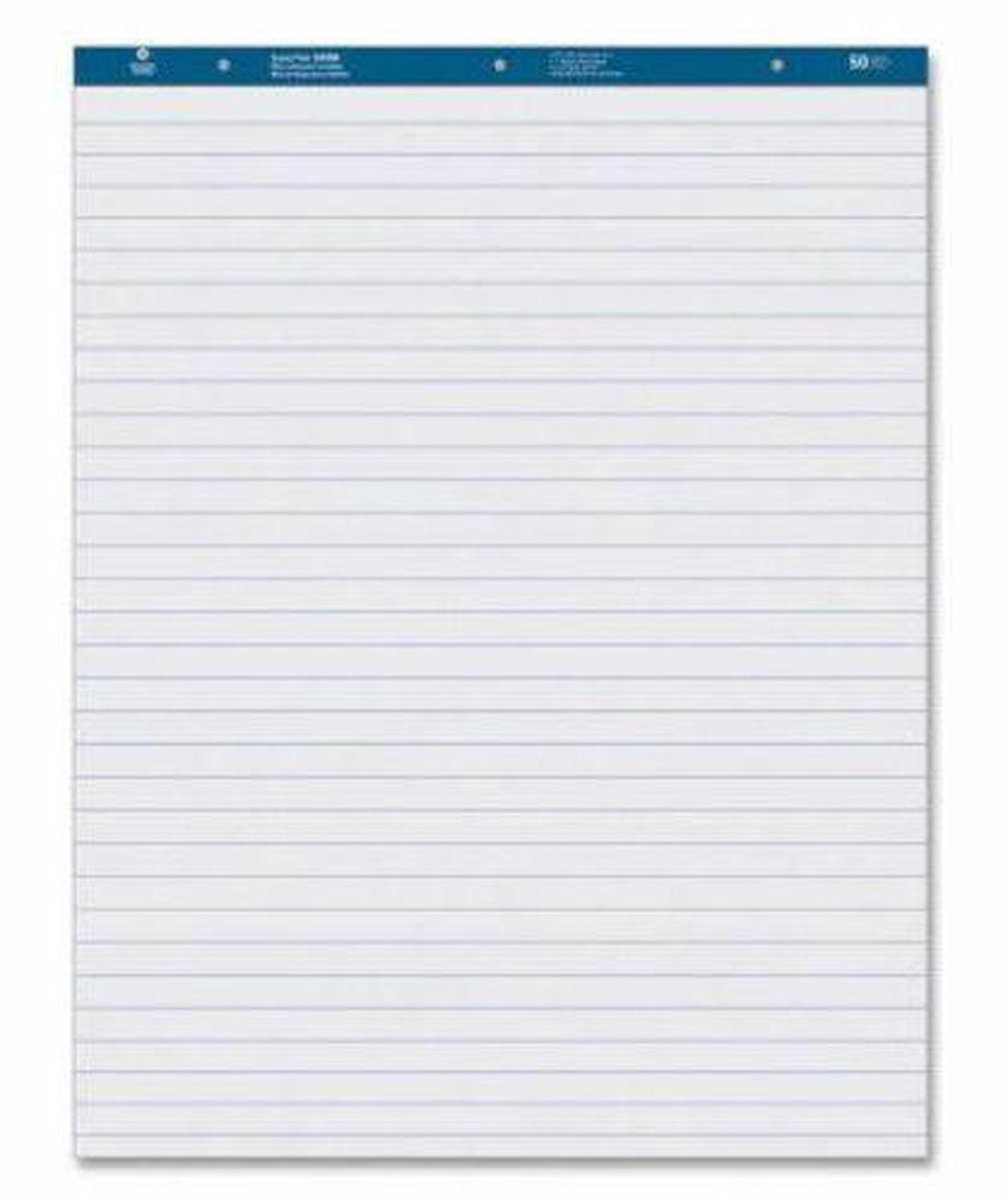 Alt view image 8 of 8 - Business Source Easel Pad Ruled 50 Sheets 27"x34" 4/CT White 36586