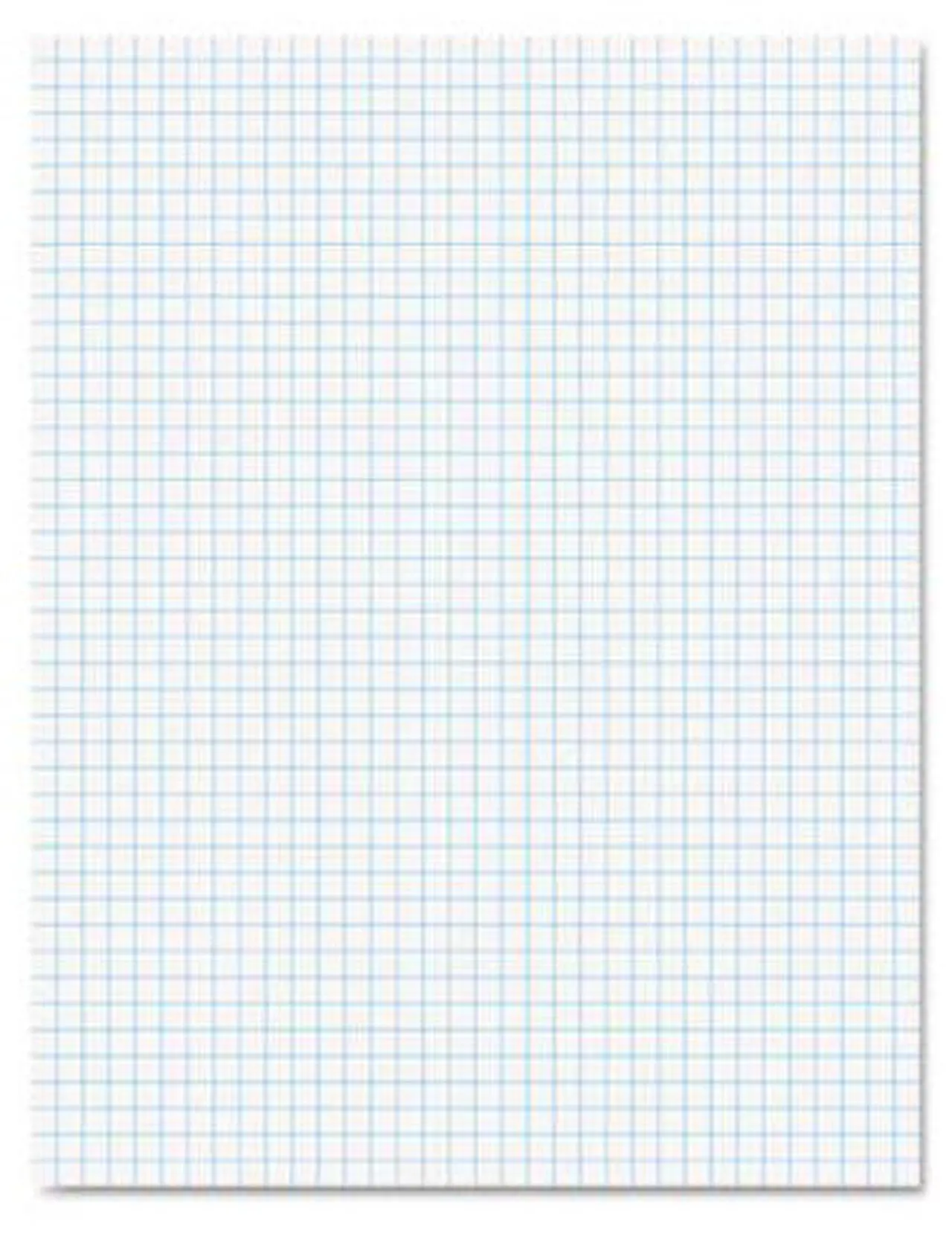Alt view image 6 of 11 - Ampad Quadrille Pads 4 Squares/Inch 8 1/2 x 11 White 50 Sheets 22000