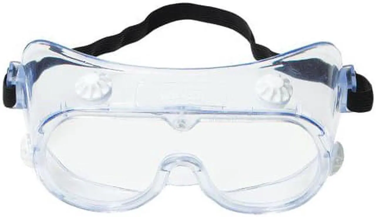 Alt view image 6 of 17 - 3M Safety Splash Goggle 334 Clear Lens 854129