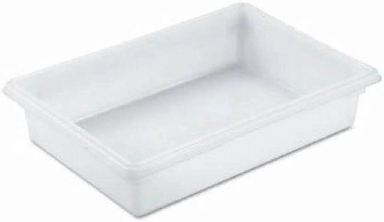 Alt view image 8 of 11 - Rubbermaid Commercial RCP 3508 WHI Food/Tote Boxes, 8.50 gal., White