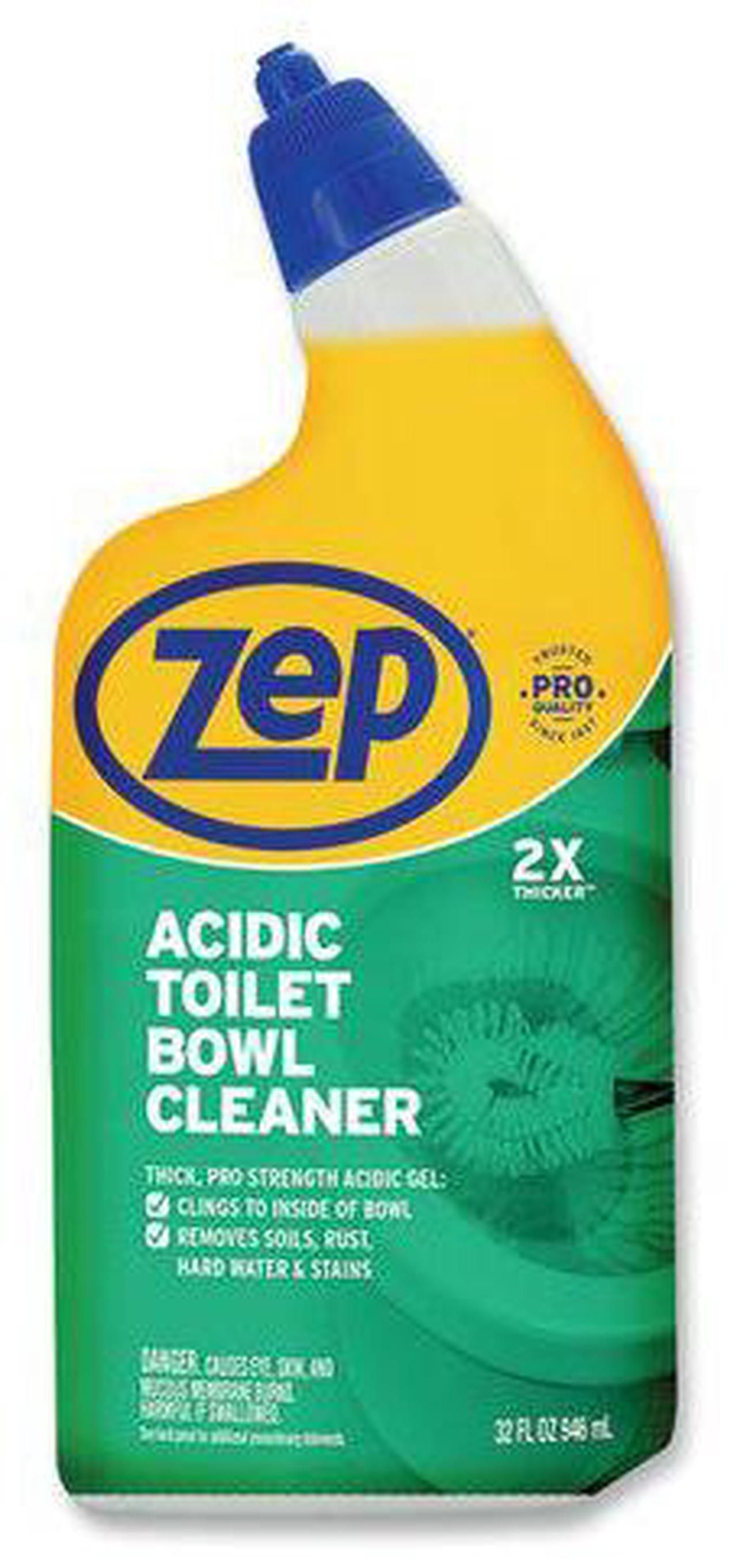 Alt view image 4 of 9 - Zep 32 Oz. Acidic Gel Toilet Bowl Cleaner ZUATBC32
