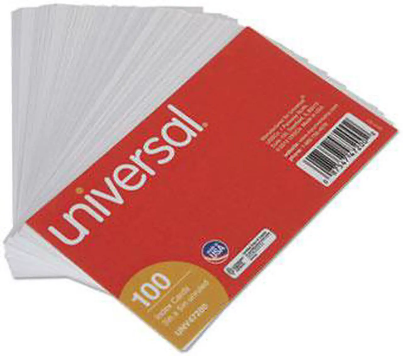 Alt view image 7 of 11 - UNIVERSAL Unruled Index Cards 3 x 5 White 100/Pack 47200