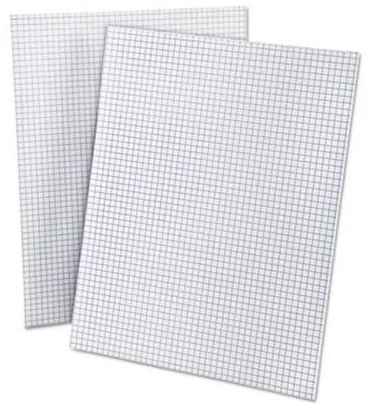 Alt view image 7 of 11 - Ampad Quadrille Pads 4 Squares/Inch 8 1/2 x 11 White 50 Sheets 22000