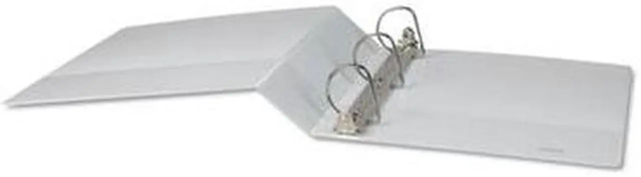Alt view image 9 of 17 - UNIVERSAL Slant-Ring Economy View Binder 2" Capacity White 4 per Pack 20746PK