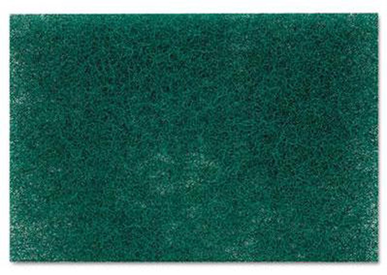 Alt view image 6 of 10 - Scotch-Brite PROFESSIONAL Commercial Heavy-Duty Scouring Pad 86 Green 6 x 9 12/Pack
