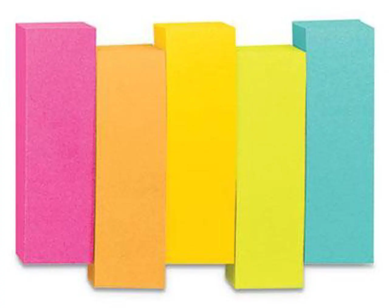 Alt view image 13 of 20 - Post-it Page Flag Markers Assorted Brights 100 Strips/Pad 5 Pads/Pack 6705AN