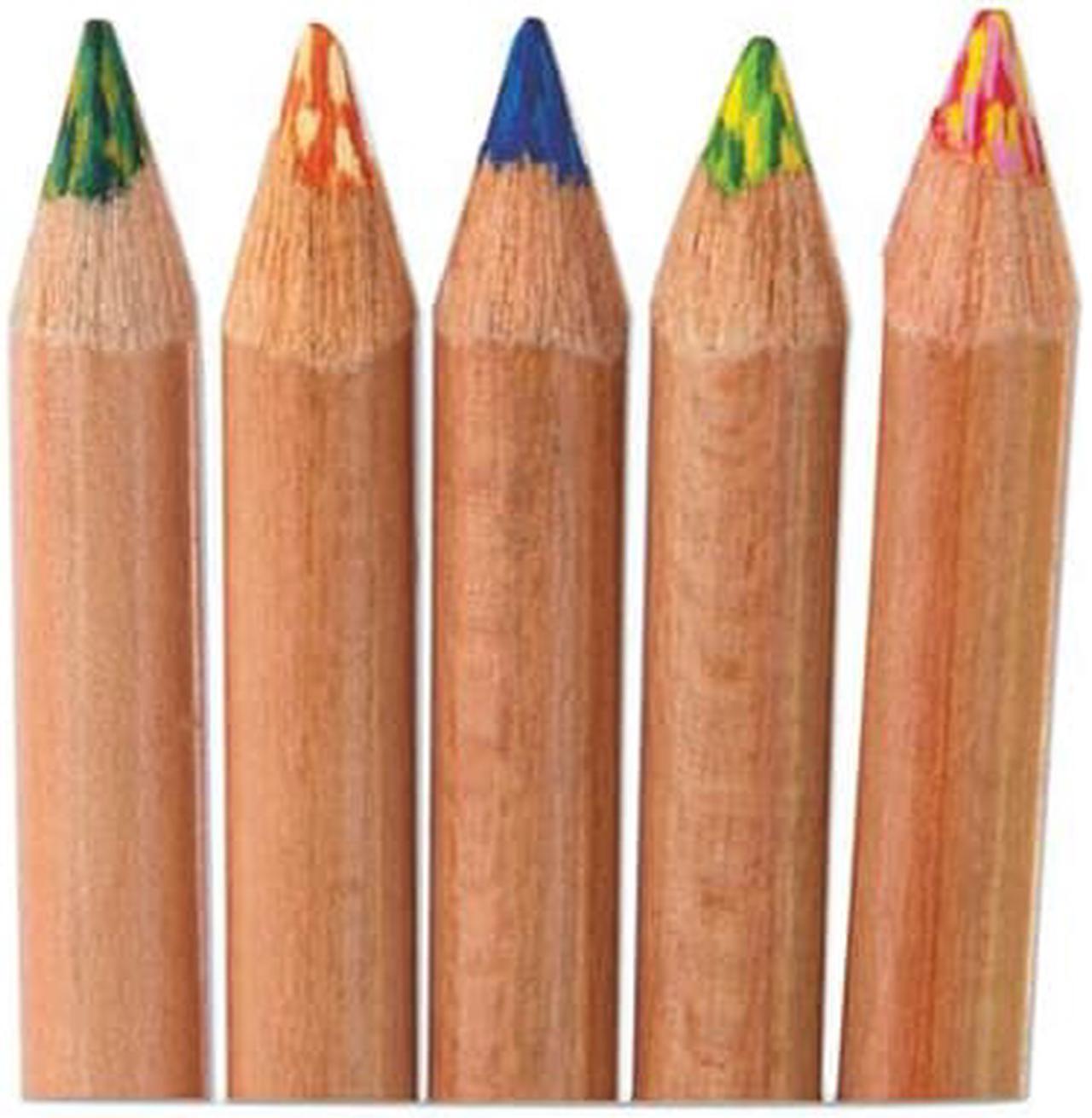 Alt view image 8 of 14 - Koh-I-Noor Tri-Tone Multicolored Pencils 12/ST Multi FA33TIN12BC