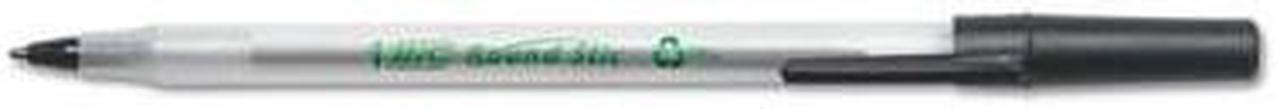 Alt view image 17 of 20 - BIC Ecolutions Round Stic Ballpoint Pen Black Ink 1mm Medium 50/Pack GSME509BK