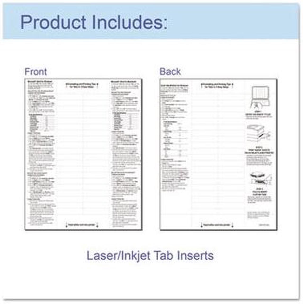 Alt view image 14 of 18 - C-Line Sheet Protectors with Index Tabs Assorted Color Tabs 2" 11 x 8 1/2 5/ST