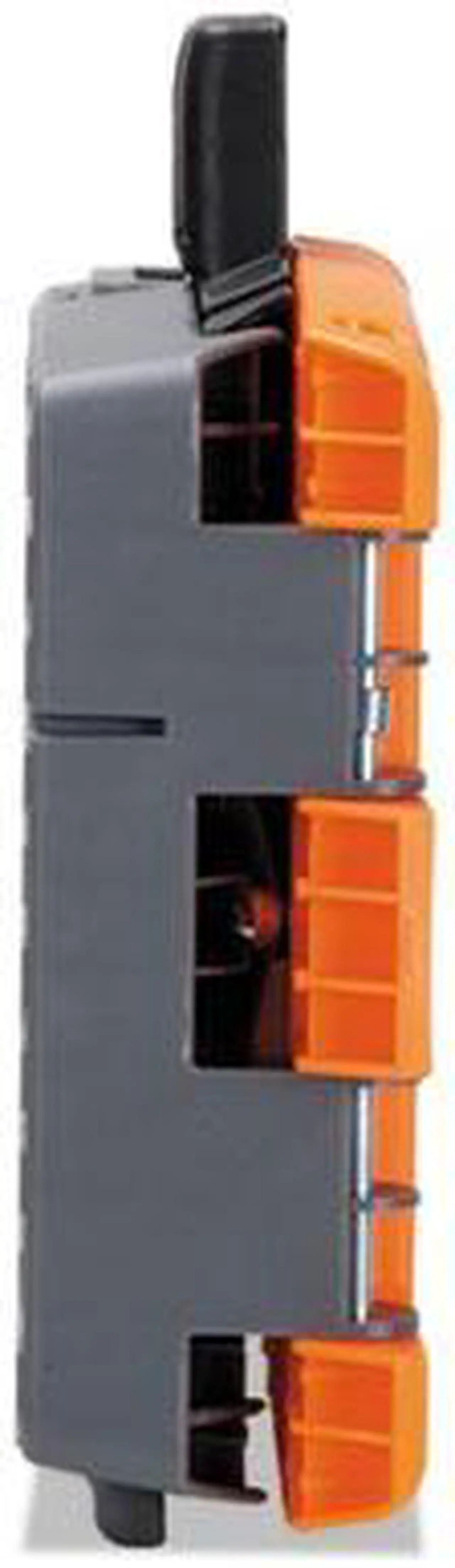 Alt view image 12 of 18 - Cosco 11903BGO1E One-Step Folding Step Stool, 300 Lb, 8 1/2 Inch Working Height, Orange/Gray
