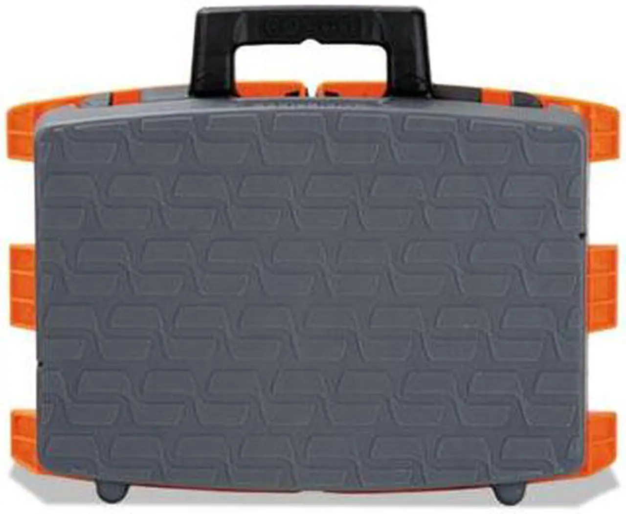 Alt view image 13 of 18 - Cosco 11903BGO1E One-Step Folding Step Stool, 300 Lb, 8 1/2 Inch Working Height, Orange/Gray
