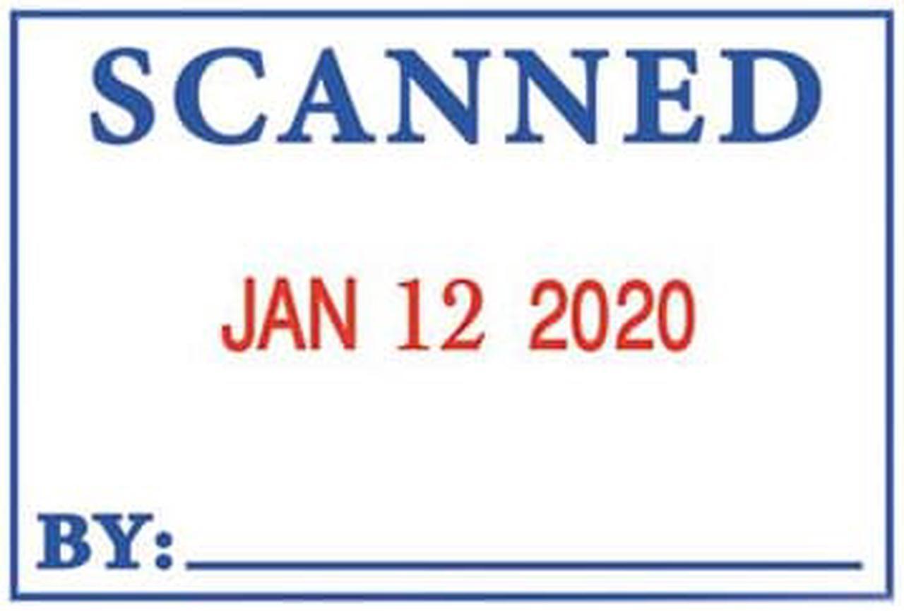 Alt view image 12 of 20 - 4 in 1 e-Message 2 Color Dater 15/16 x 1 3/4 COMPLETED/EMAILED/ENTERED/SCANNED