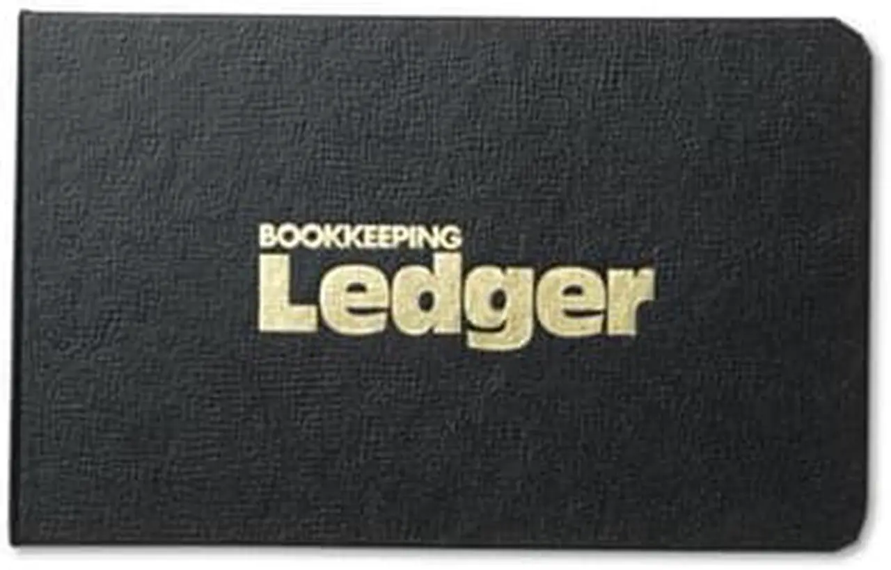 Alt view image 11 of 16 - National Four-Ring Ledger Binder Kit Black 8.5 x 5 100 Sheets/Book 63453