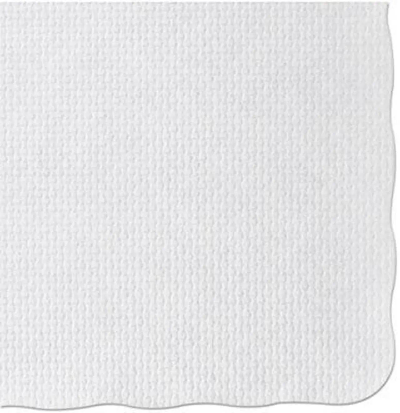 Alt view image 10 of 16 - Hoffmaster PM32052 Knurl Embossed Scalloped Edge Placemats, 9 1/2 x 13 1/2, White, 1000/Carton, 1 Carton