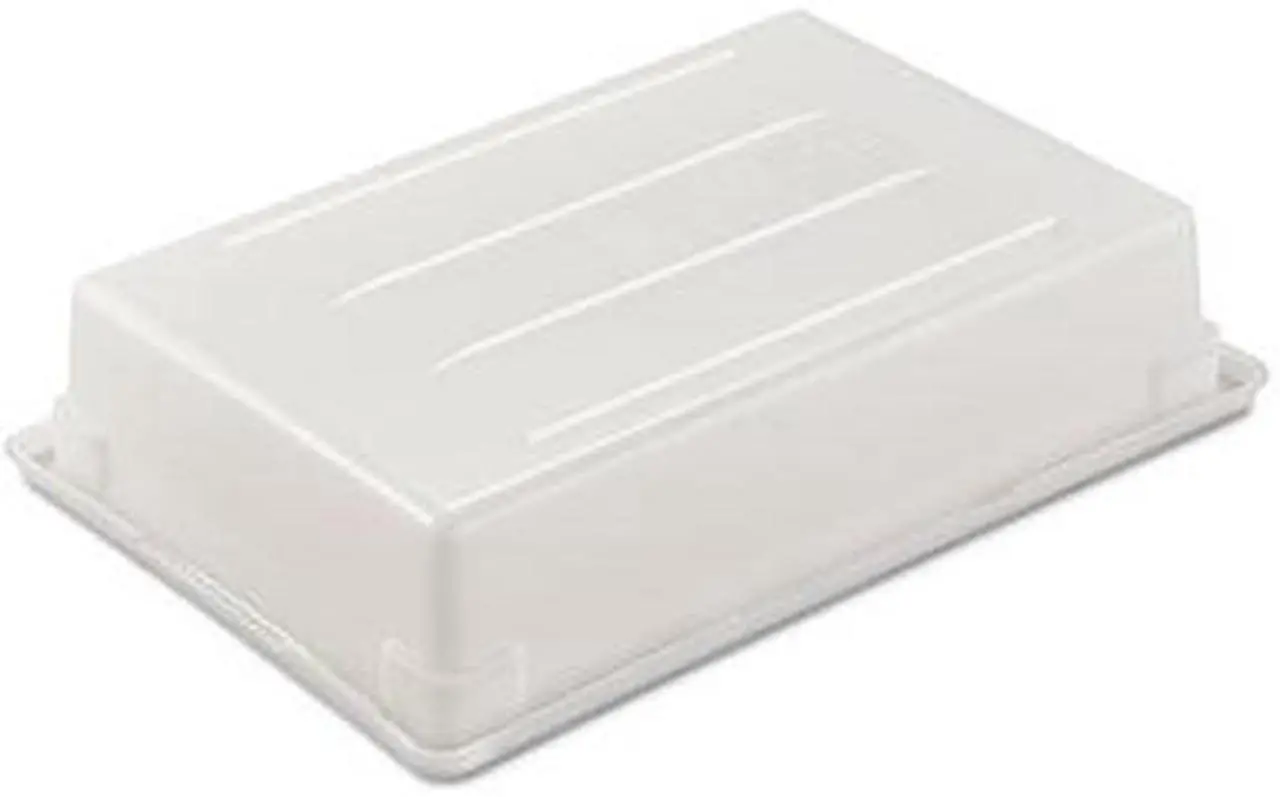 Alt view image 10 of 11 - Rubbermaid Commercial RCP 3508 WHI Food/Tote Boxes, 8.50 gal., White